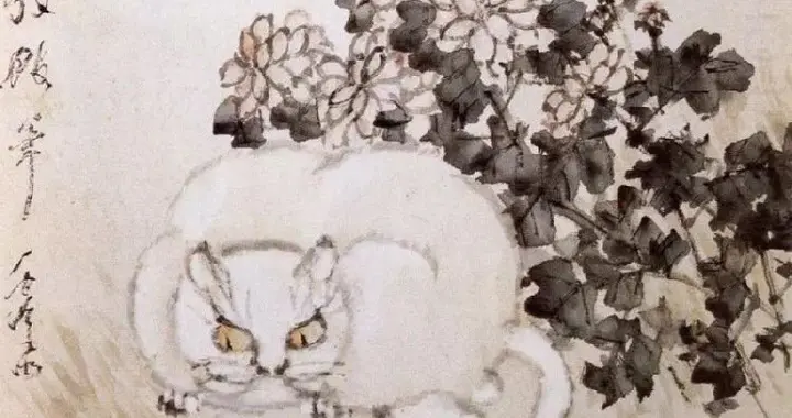 冷峭奇绝！虚谷笔下的《花鸟动物画鹤猫蛇》太绝了