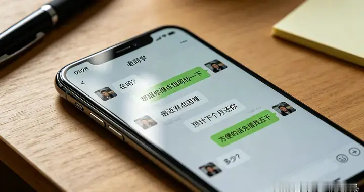 身价千万老同学，借我20万沉默两次，我秒懂后主动不借了