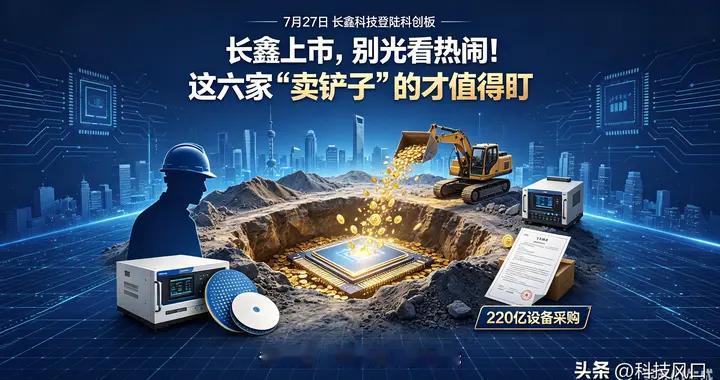 长鑫上市，别光看热闹！这六家“卖铲子”的才值得盯