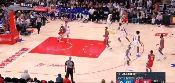 球迷Seven：太快了！阿门反击乔治愣是