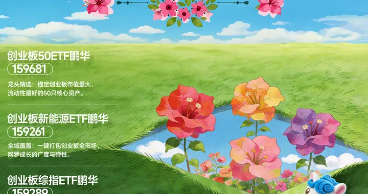 鹏华Ashares·深市基金花园—— 鹏华深市创业板投资一键布局