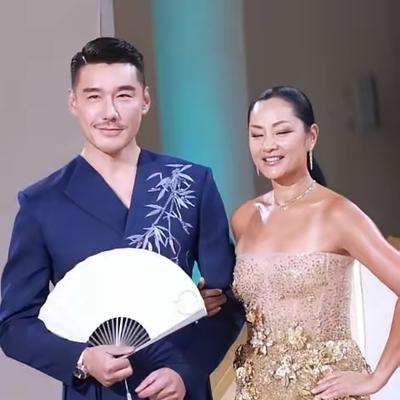 优优时尚穿搭：胡兵和瞿颖亮相时尚中国之夜