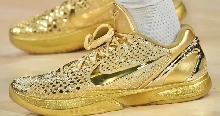 极为华丽！布伦森专属「全金」Kobe 6 PE 曝光