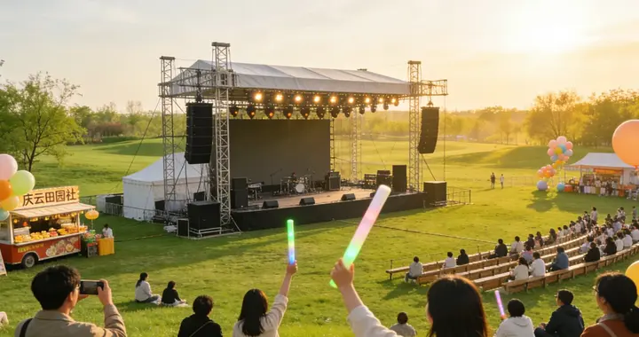 德州庆云五一嗨翻天！草坪音乐节来袭，假期出游不用远走