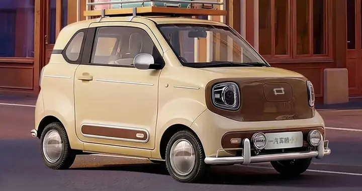 奔腾小马新车上市，带套件，外观很复古时尚，3门4座，续航222km