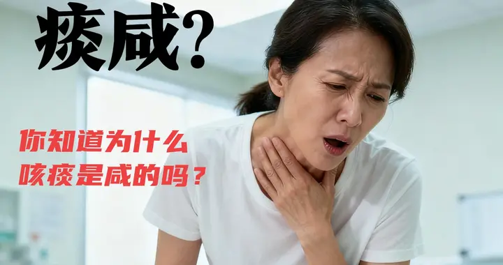 为什么咳出的痰是咸的？