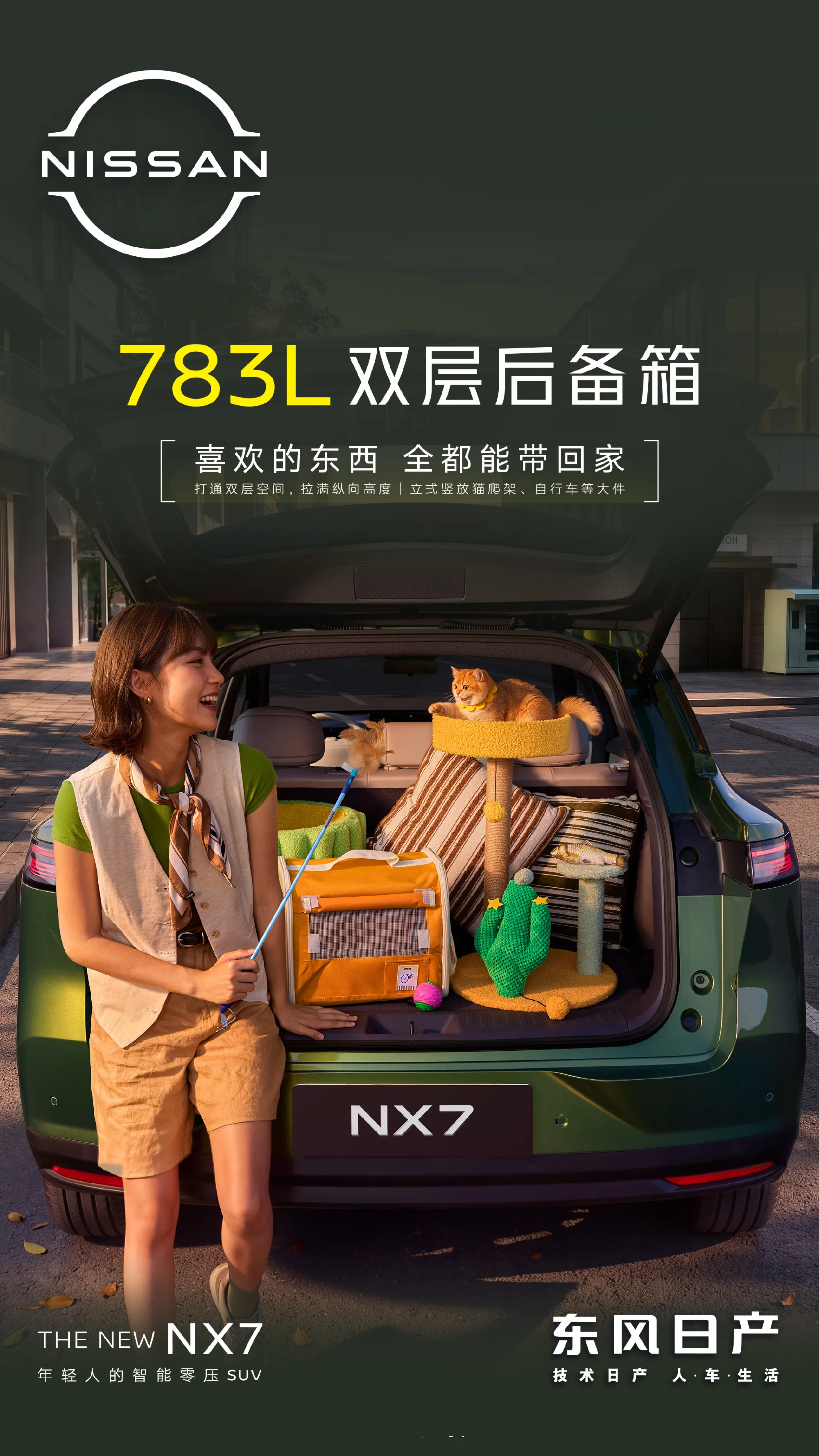 周五下班开始，这台车就开始换身份了。 后备箱783L，还是双层的。上层...