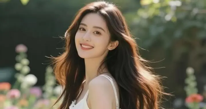 穿白色裙子的女孩