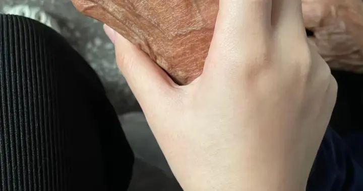 90岁老人与妻子告别后几秒钟去世