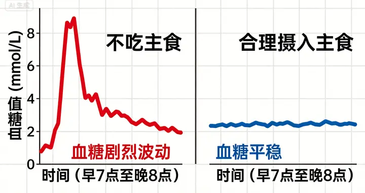 控糖30天Day2：不吃主食，血糖反而崩了