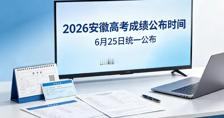 2026年安徽高考成绩正式公布时间！