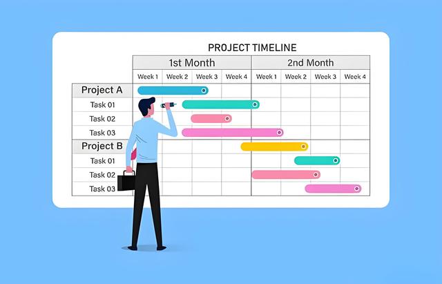 项目甘特图制作步骤（案例分享）