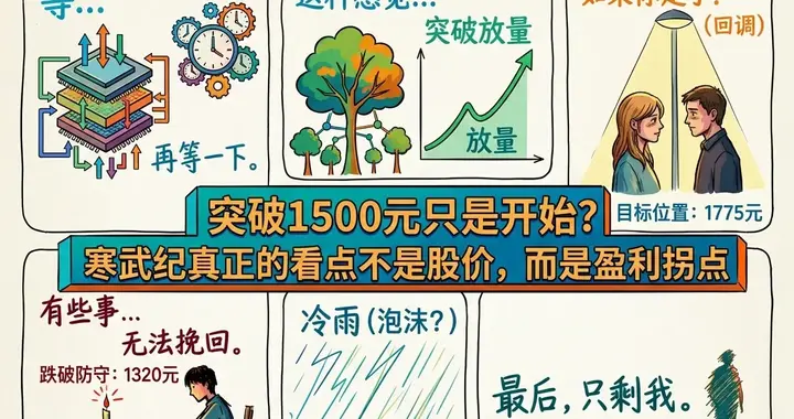 突破1500元只是开始？寒武纪真正的看点不是股价，而是盈利拐点