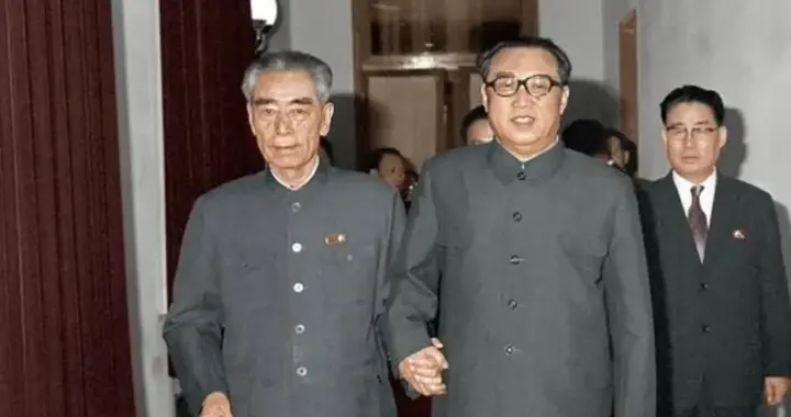 【图解】1975年4月19日，周总理最后一次会见金日成的影像