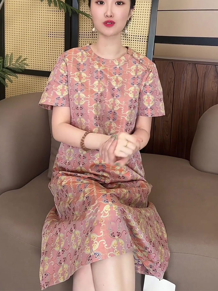独特禅意新中式国风气质高级感超好看连衣裙女夏季2025年新款裙子