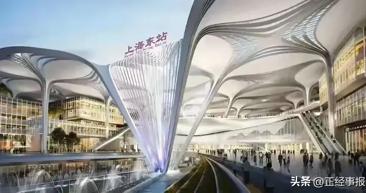 沪苏通铁路二期工程成就上海东站