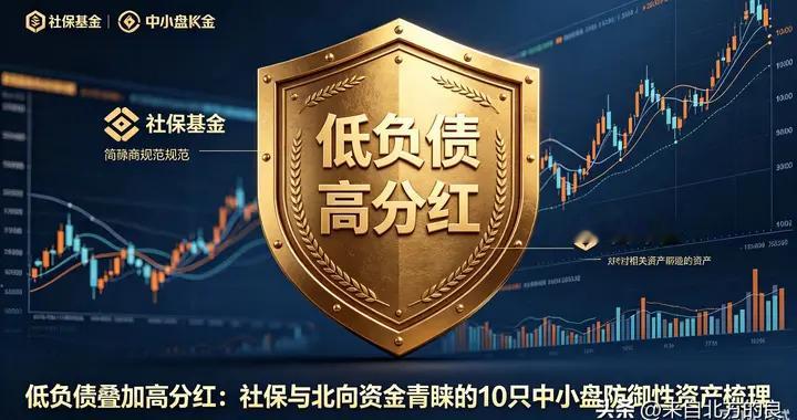 低负债叠加高分红：社保与北向资金青睐的10只中小盘防御性资产