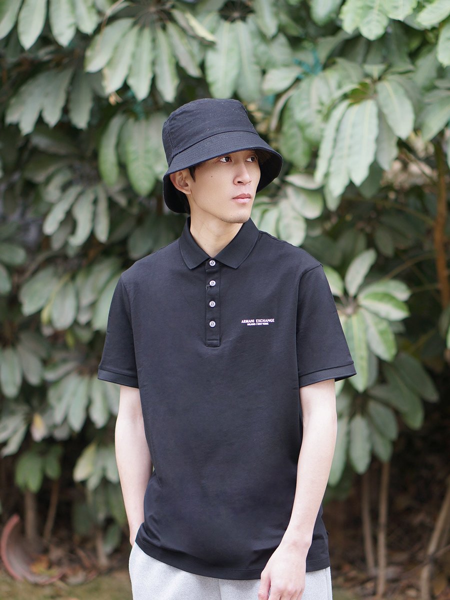 阿玛尼男女全棉短袖Polo衫