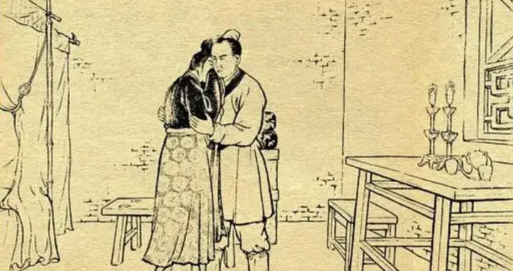 被王夺妻判苦役自杀，妻跳台殉爱遗书托愿，坟上树枝交错“相思”