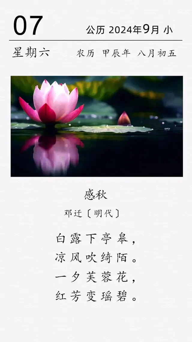 邓迁《感秋》赏析