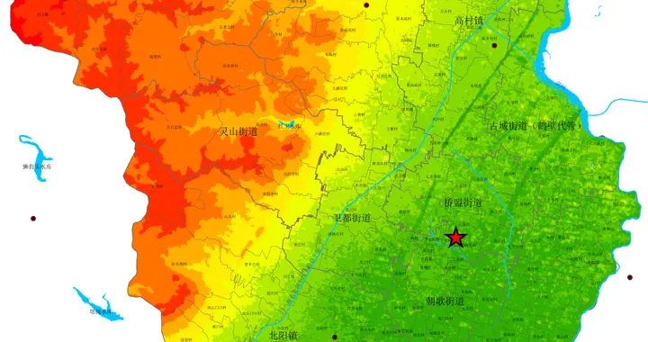 淇县海拔、乡镇、村庄、简图、人口和财政地图，文后附下载地址