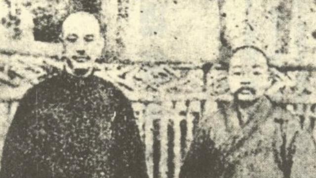 伍豪照片集：1928年春，蒋介石和太虚方
