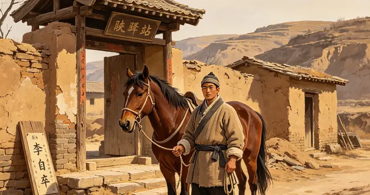 闯王李自成，他早年是这样走上军旅之路的