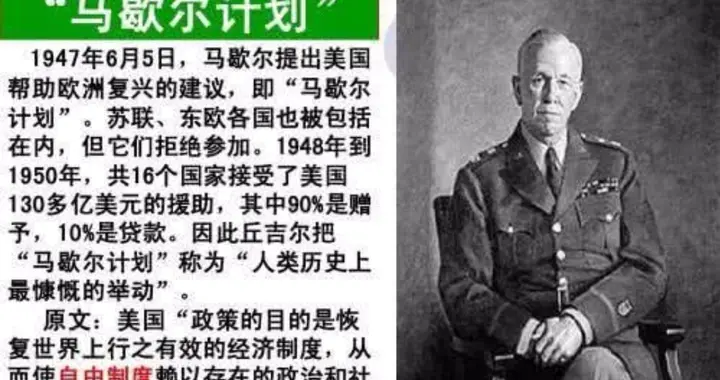 1948：美国“马歇尔计划”启动，重塑战后欧洲新格局