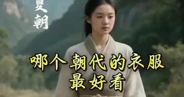 哇塞！上下五千年，究竟哪个朝代衣服最好看？