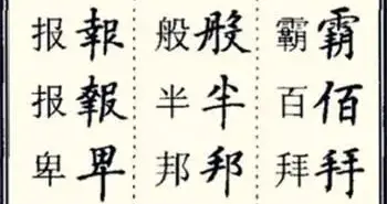 探索楷书异体之美：《楷书书法异体字查字表·共986个字》分享