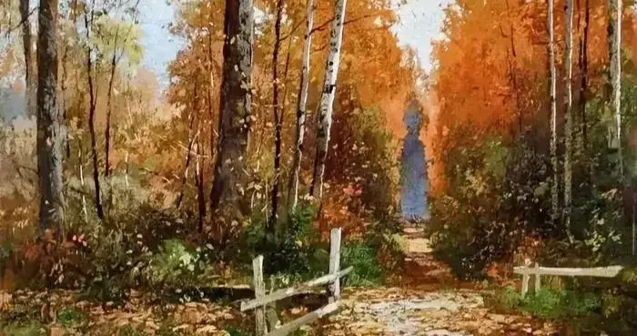 80后大叔，笔触藏深情，色彩自会语