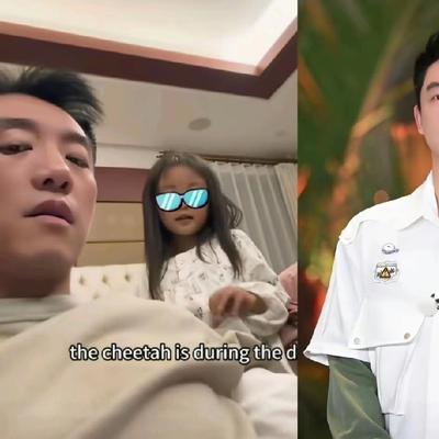 后卿娱乐：郑凯被4岁半女儿碾压！英文对话