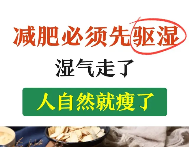 减肥必须先祛湿，湿气走了，人自然就瘦了
