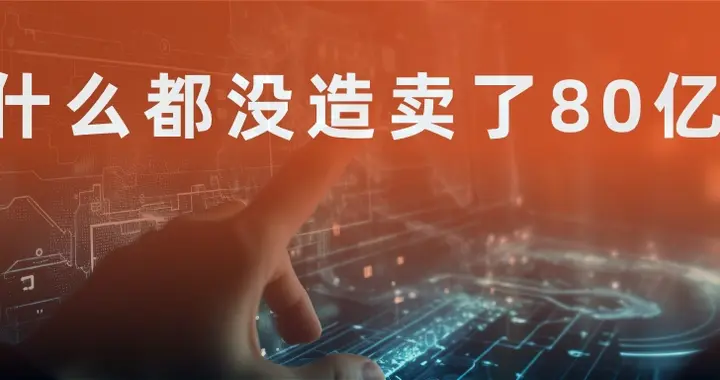 什么都没造卖了80亿