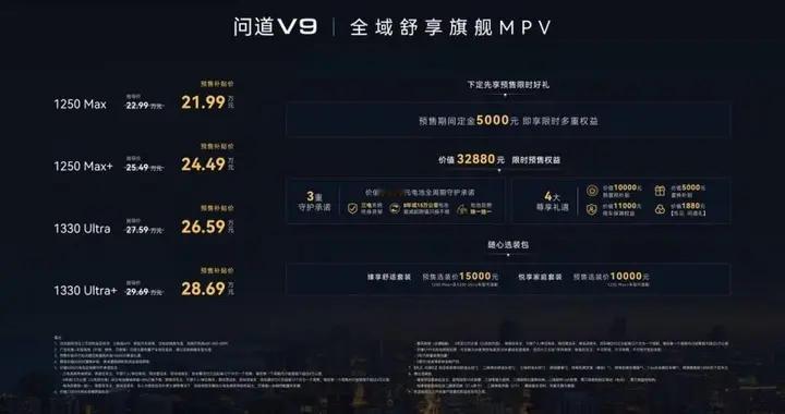 不玩套路只拼硬实力，均衡全能家用MPV问道V9预售来袭
