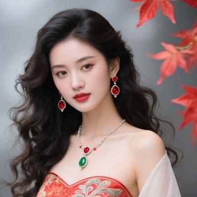 梦柔：复古旗袍美女穿搭