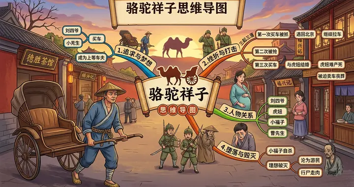 读完《骆驼祥子》一问三不知？这个方法比翻书十遍都管用