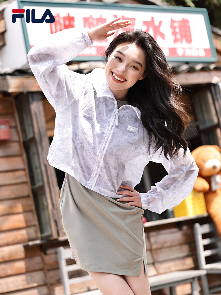 FILA斐乐女子春夏轻薄宽松休闲外套