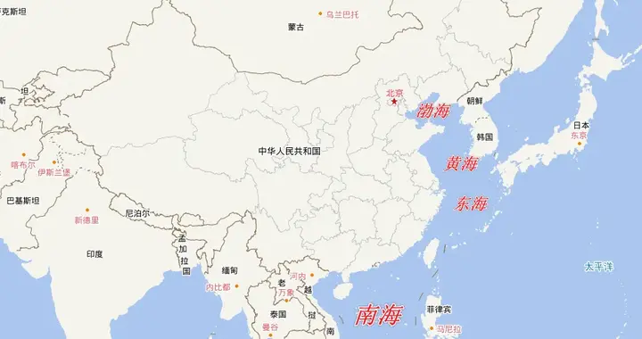 中国东部，曾有一块100万平方公里的平原，如今沉在海底