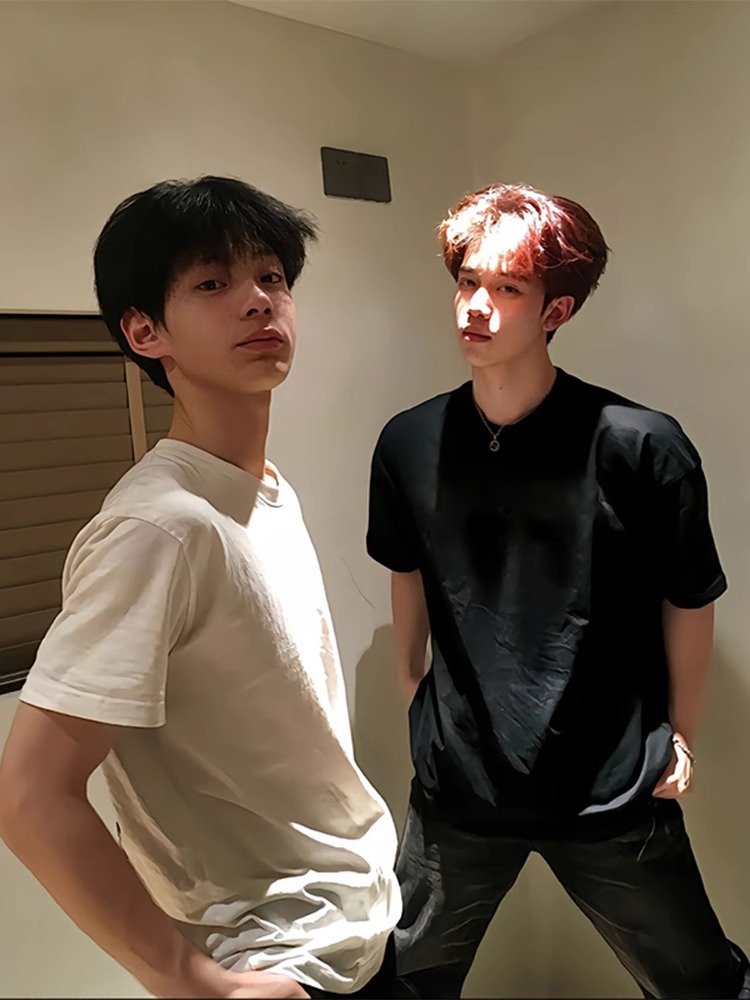 cleanfit黑色短袖男款夏季美式重磅