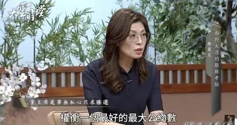 郑丽文谈2028大位选举：不一定是卢秀燕 包括我 所有人均有可能参选
