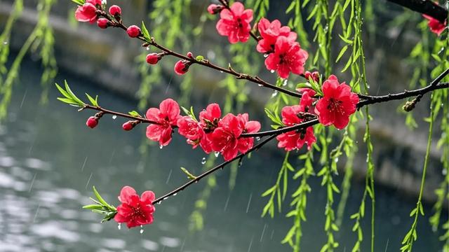 菡姐畅谈：：一帘红雨桃花谢，诚邀下