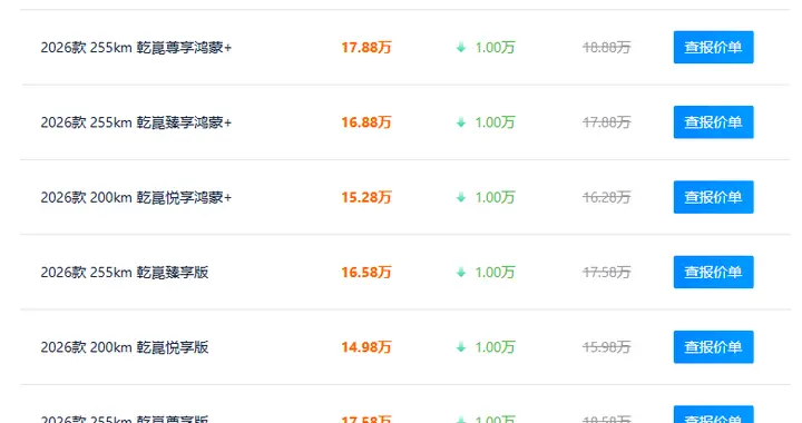 华境 S 给出 1 万元优惠！最低起售价仅 14.98 万
