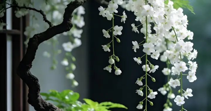 幽谷悬雪：一藤清白，满室清寂