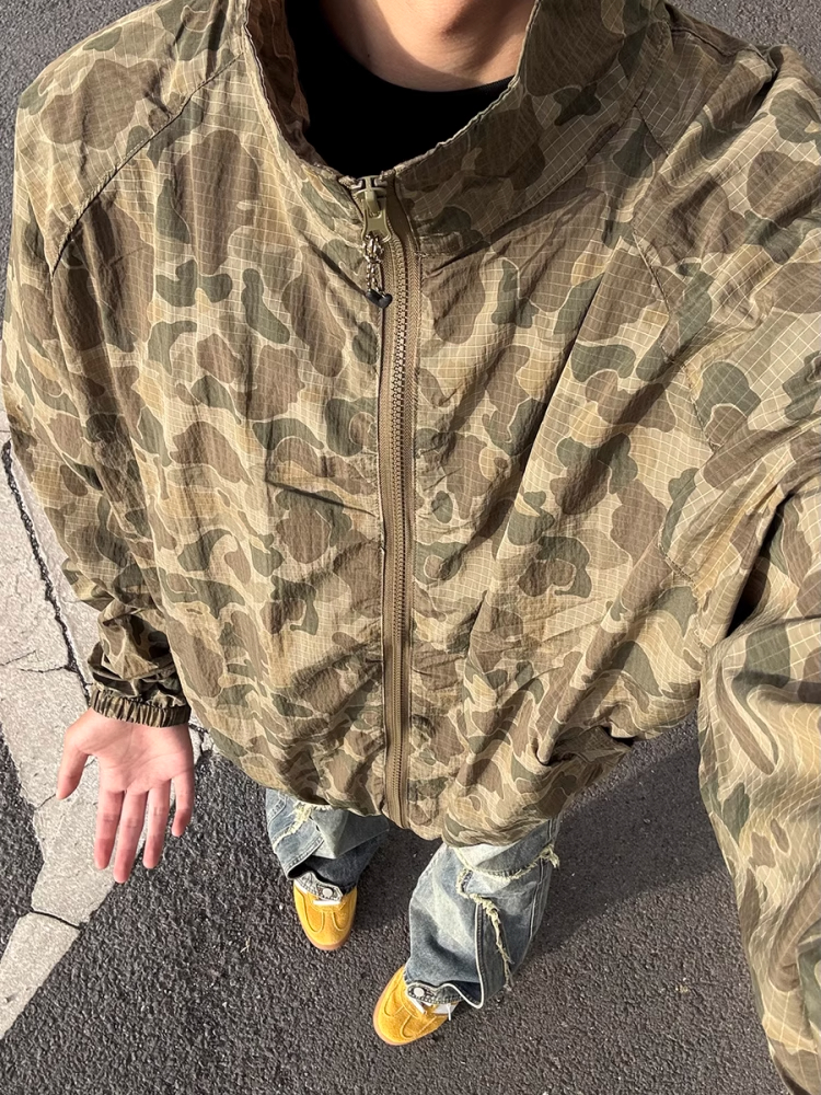 美式立领迷彩防晒衣男款夏季薄款冰丝凉感防