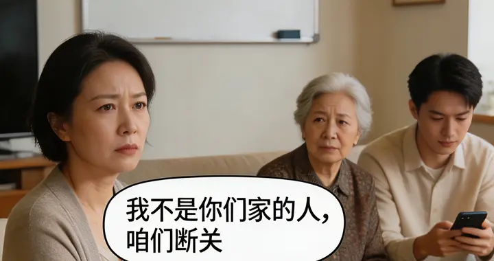 婆婆把180万拆迁款全给小叔子，大儿媳断交：我不是你们家的人