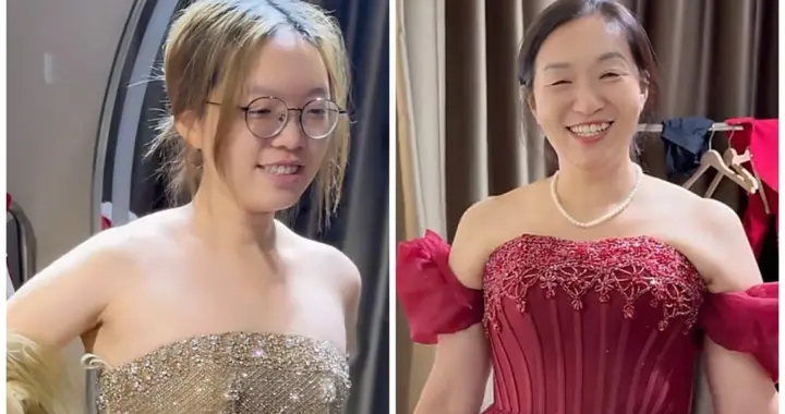 谢浩男大妹刚开直播就被问：哥哥呢？她们的妆照与以往不同。