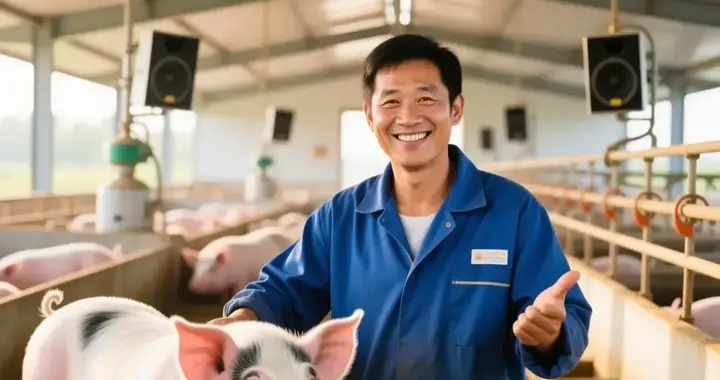 男子三千元给猪装音响，猪听后蹦迪长肉飞快，这波赚翻了！