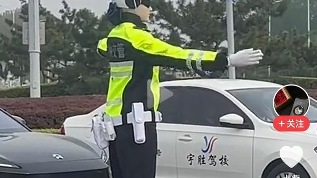 积极的原野LT红大阳：常州街头机器人交警