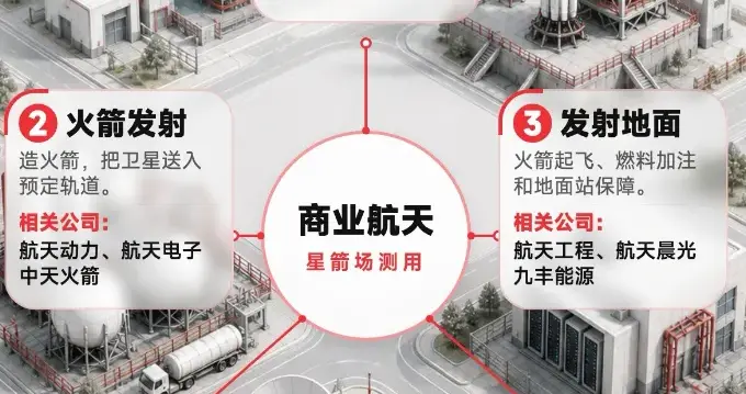 商业航天五大环节